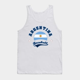 Argentina Baseball Team Tank Top